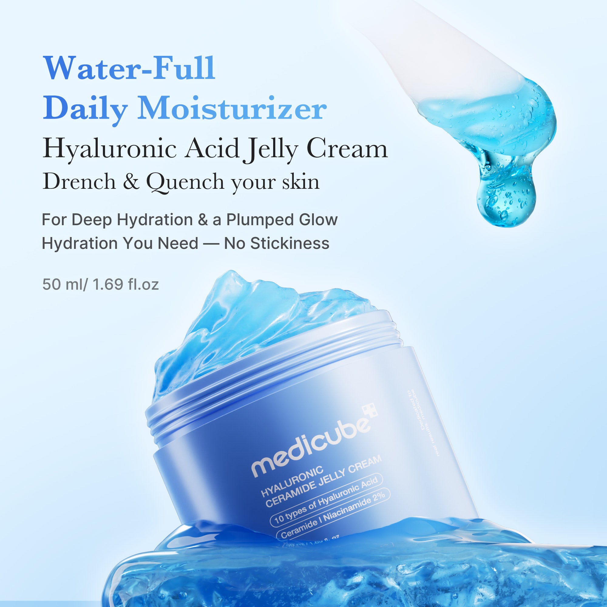 hyaluronic ceramid moisturizing jelly cream