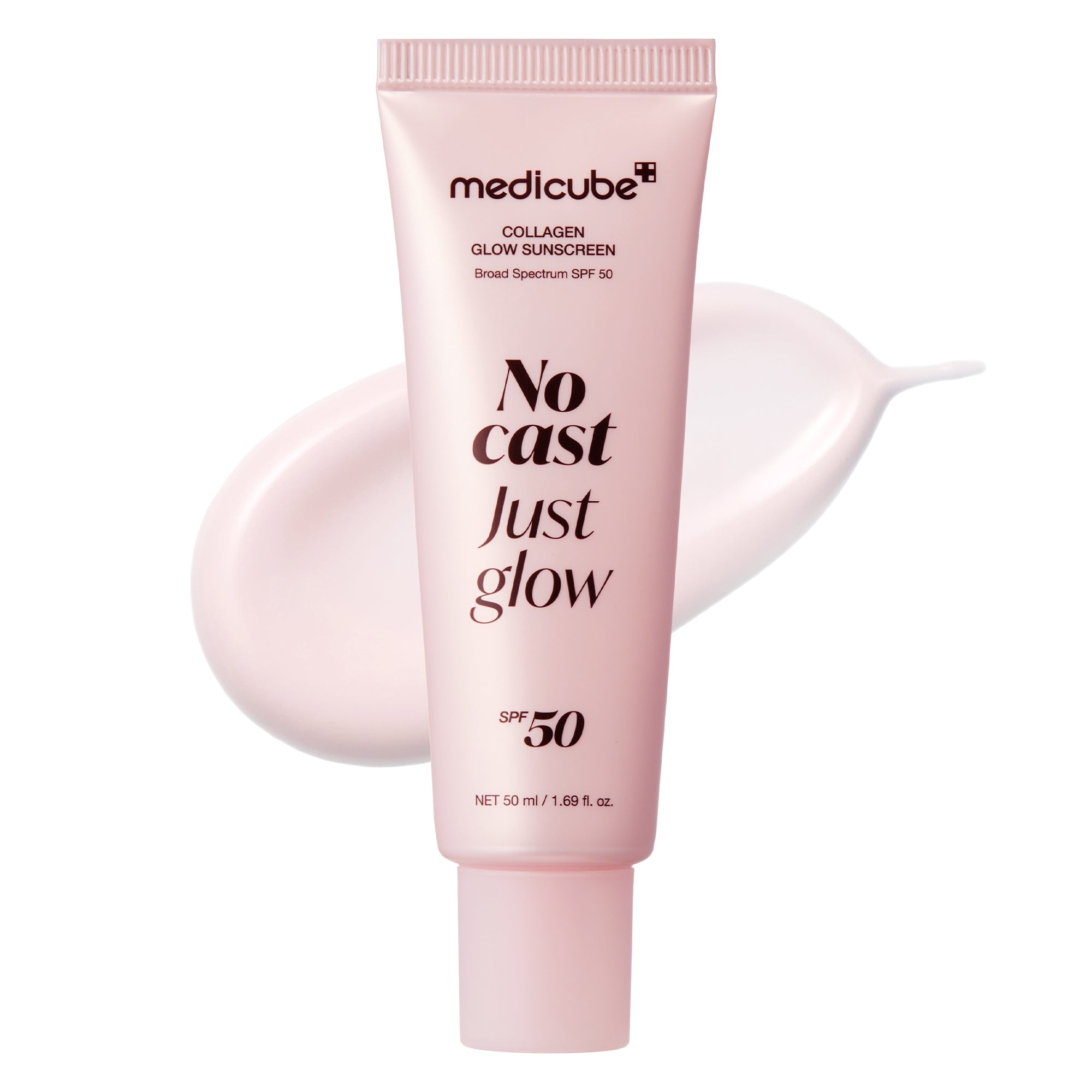 medicube no cast just glow collagen solskyddsmedel