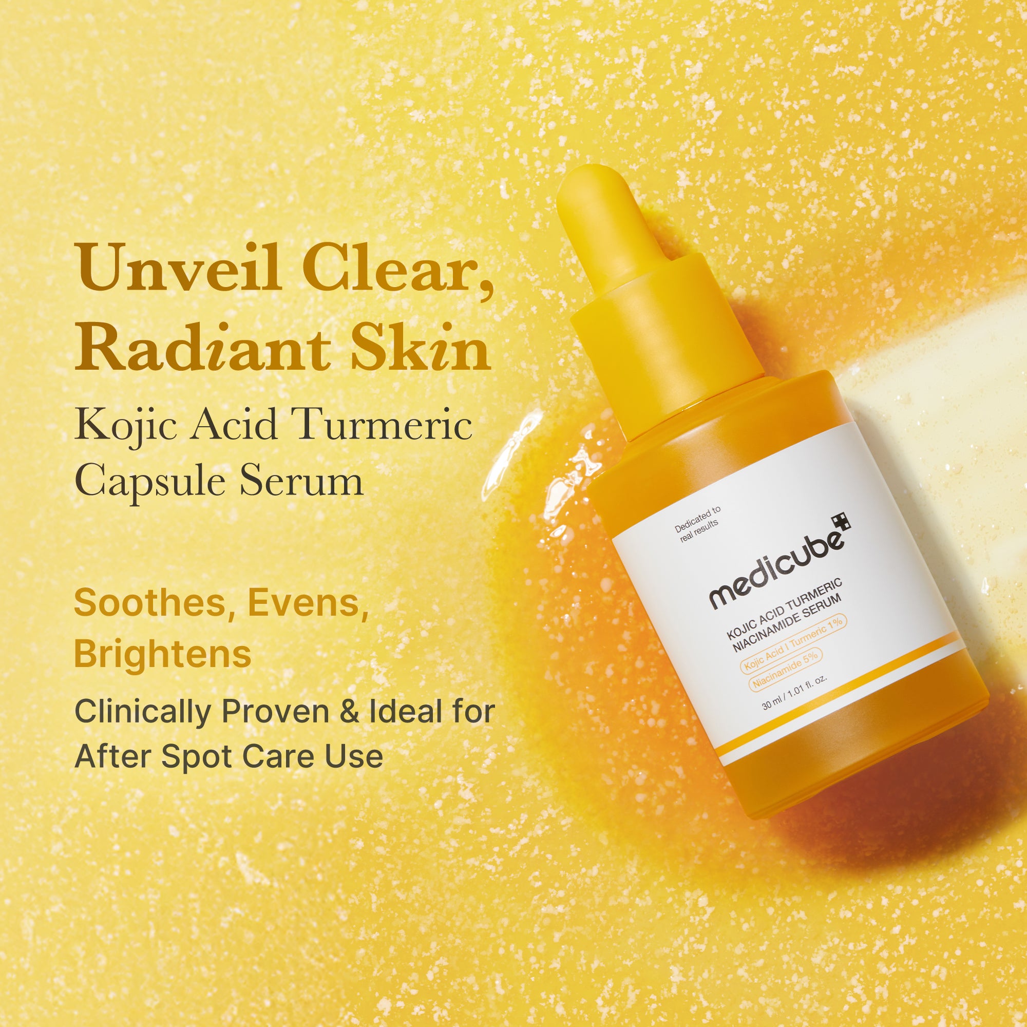 kojic acid gurkmeja kapsel serum