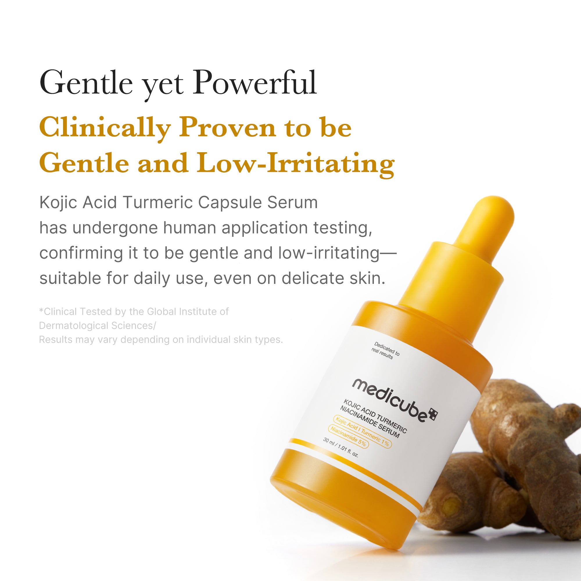 kojic acid gurkmeja kapsel serum