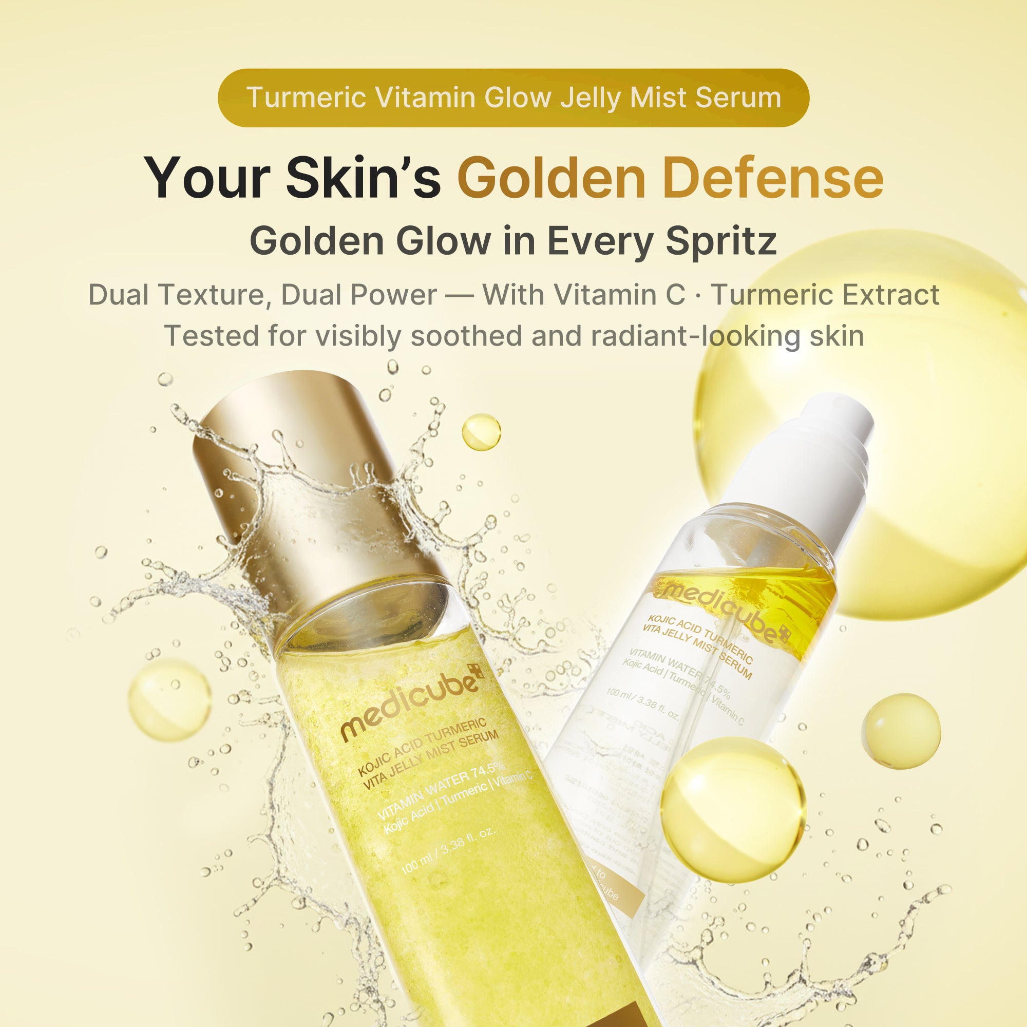kojic acid gurkmeja vitamin gold jelly mist serum