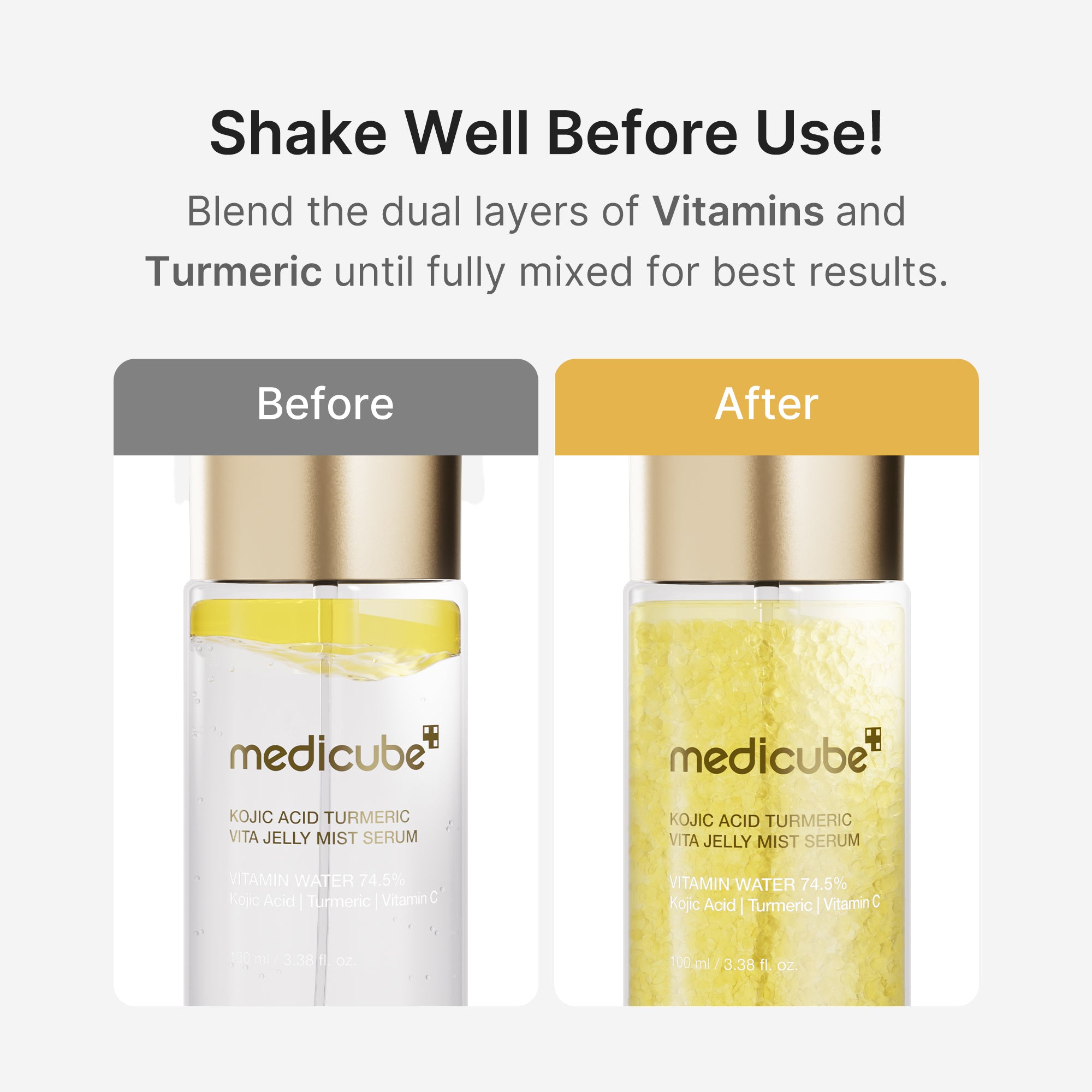 kojic acid gurkmeja vitamin gold jelly mist serum