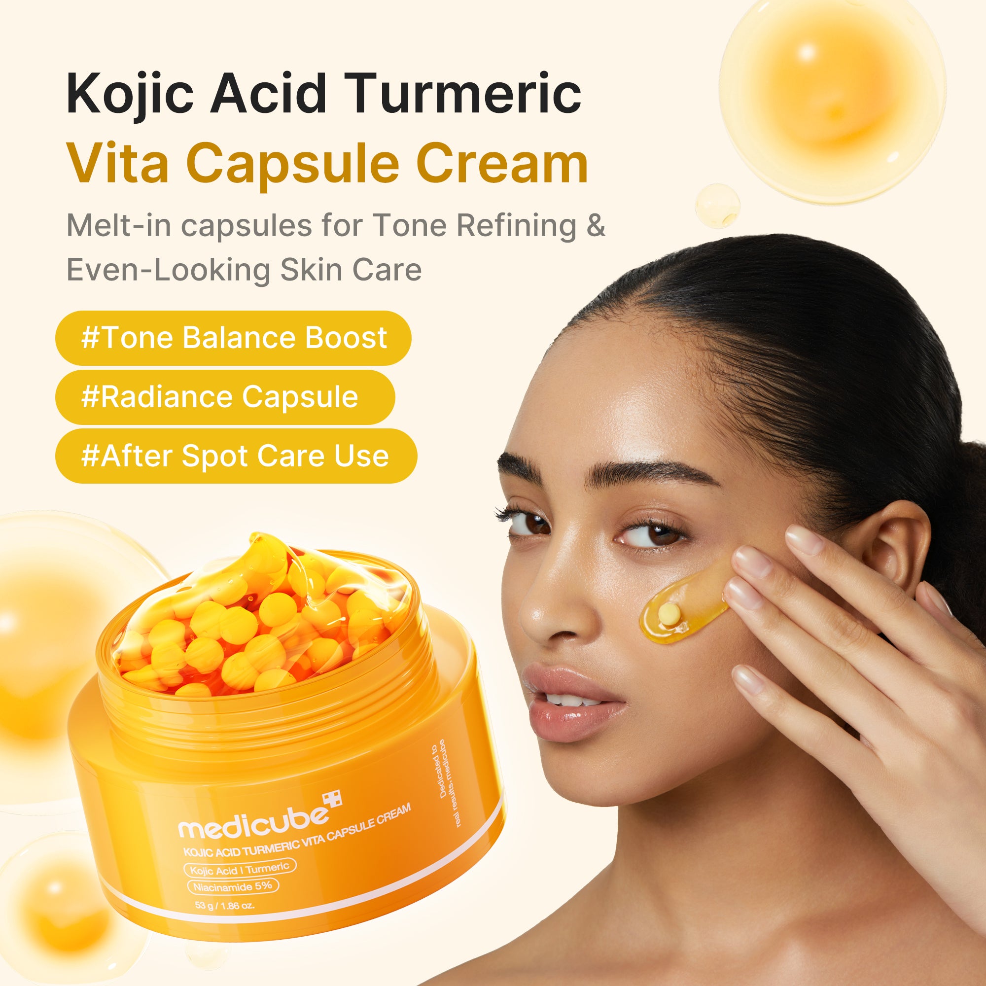 kojic acid gurkmeja vita capsule cream