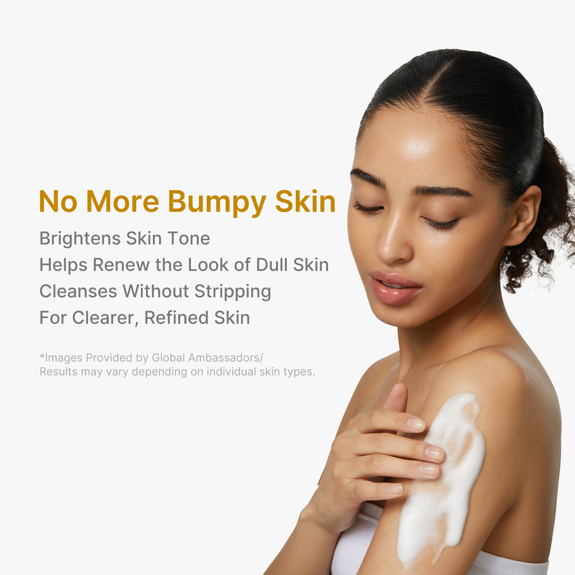 kojic acid gurkmeja brightening body wash